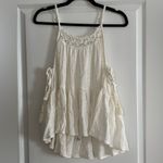 Aerie Boho Cream Crochet Trim Tank Top Photo 2