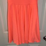 Ocean Drive Coral/Orange Mesh Accent Sleeveless Dress M Photo 4