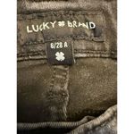 Lucky Brand Women's Bridgette High Rise Skinny Ankle Jeans Black Size 6 Raw Hem Photo 5