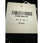 Selfie Leslie  Black Gold Glitter Batwing Sleeve Short Mini Dress Cocktail S NWT Photo 4