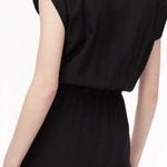 Babaton Aritzia  Black Silk Romper Short Sleeve Black Size XS Photo 1