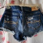 Abercrombie & Fitch Women's  Rhinestone Embellished Destroyed Jean Shorts Size 0 Photo 2