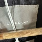 Everlane The 80’s Black Blazer Tencel Lyocell Cotton Blend Size 12 Photo 7