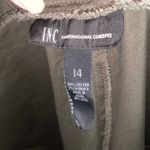 Inc international Concepts green pull on casual straight leg pants bottom zip Photo 6