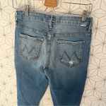 Mother High Waisted Looker Jean Ankle Fray in Thrilling Shots Blue Size 28 Photo 6