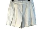 L'Academie Carinne Short in Creme Small New Womens Tailored Linen Photo 3