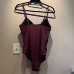 Hilor Plum Purple Wine Swimsuit One Piece Size Large Photo 5