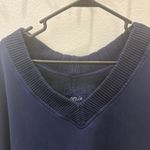 Aerie  navy blue off the shoulder sweater Photo 3