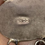 Vintage Mexico Silver Women’s Turquoise, Green & Yellow Natural Stone Bracelet Blue Photo 3