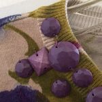 Kenar FINAL MARKDOWN Ladies’  Floral Cardigan w/Beaded Neckline (M) Photo 4