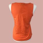 Jones New York π Orange Fitted Embellished Tank Top Photo 2