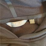 Athleta  Long Sleeve Sweatshirt Hoodie Size Large Casual Comfy Gray Purple Photo 1