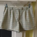 J.Crew Vintage Plaid Hi Rise Shorts Tan - Sz 6 Photo 0