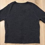 Rebecca Taylor Fine Gauge Merino Ribbed Knit Cropped Cardigan NWT Size XL Photo 6