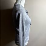 White House | Black Market Gray Lace-Up Women's Top size XXS Photo 4