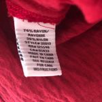 Habitat Blouse Poppy Button Down Collared Tunic Asymmetrical Hem Sz M EUC Photo 11