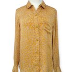 Equipment  | M | Ocre Leema Multi Floral Print Crepe Long Sleeve Button Up Shirt Photo 4