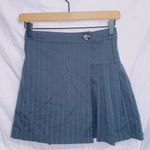 Urban Outfitters Black Pin Striped High Waisted Pleated Mini Skirt size XS Photo 0