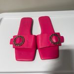 Open Edit  Lely Slide Sandal in Pink Rouge Size 9 Photo 4