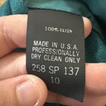 Vintage E.R. GERARD for RENLYN Teal Blazer Jacket Women’s Size 10 Gold Button Blue Photo 12