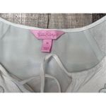 Lilly Pulitzer Amisa Tunic Dress Resort White Embroidered Coverup sz M Bohemian Photo 3