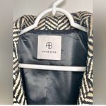 ANINE BING  Double Breasted Fishbone Blazer Tweed Size XS Photo 5