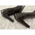 Salvatore Ferragamo  brown patent leather pumps Shoes sz 8 Photo 3