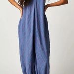 Free People  Isla Jumpsuit in Riverside Blue Photo 0