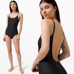 Lululemon  Waterside Black One-Piece Swimsuit B/C Cup, Medium Bum Coverage - S Photo 1