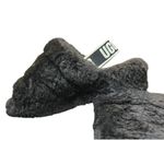 UGG  Fluff Yeah Women's Black Slingback Fur Sandals Size 6 Photo 7