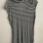 H&M 💥🆕 White & Black Striped Cowl Neck Top M🆕 Photo 2