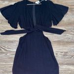 Urban Daizy Black Linen blend coverup dress😎🤍 NWT size:Large  Photo 0