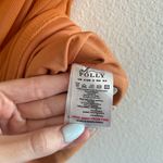 Oh Polly  Lasting Lover Asymmetric Cowl Neck Mini Dress Caramel Photo 6