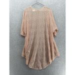 LuLaRoe  Women's Beach Coverup Open Front Cardigan Pink Size Medium Open Knit Photo 1