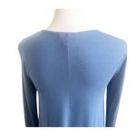 Eileen Fisher Women’s Viscose Jersey Ballet Neck Tunic Blue Bird,SZ PP/PTP XS Photo 5