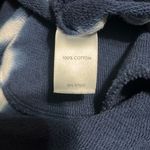 J. Jill Pure Jill Tie Dye French Terry Drawstring Pants l Dusty Indigo Navy XL Blue Photo 7