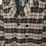 PINK - Victoria's Secret VS PINK Y2K Style Winter ‘09 Plaid Peacoat Size Medium Photo 9