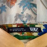 ZARA  Floral Print Satin Effect Wrap Dress Worn on TV Size Small Boho Cottagecore Photo 1