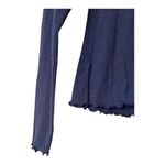 Old Navy Gap  long sleeve ribbed slate blue knit top slim fit​ Photo 3