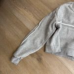 BDG Cropped Gray Half-Zip Sweatshirt Photo 2