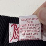 Vintage Penny Lane Jeans Short Bermuda High waist Retro Y2K 90s Black Short 14. Photo 5