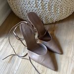 ASOS Chic Tan Leather pointed Heels Photo 0