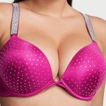 Victoria's Secret Victoria Secret bombshell push up shine strap bikini top size 40DD berry blush Photo 0