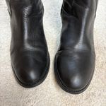 Etienne Aigner  Wide Shaft Colorblock Logo Chip Leather Riding Boots Size 8 Photo 7