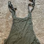 American Eagle Army Green Overalls Photo 1