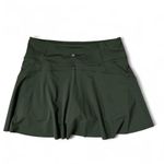 Athleta Athletic Skort Tennis Golf Skirt Activewear Olive Green Mini Photo 4