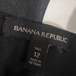 Banana Republic  Plaid Black White Business Workwear Pencil Dress Sz 12 T Photo 7