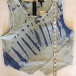 Kiind Of Blue Acid Tye Dye Parlor Sleeveless Zip Top Sz XL Photo 2