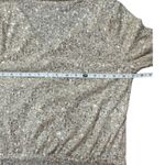 INC Silver Sequins Surplice Tie Photo 6