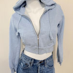 J. Galt California girl cropped zip up hoodie soft girl aesthetic Photo 0